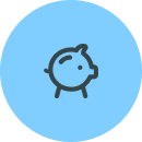 icon piggybank lightblue 130px